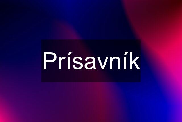 Prísavník