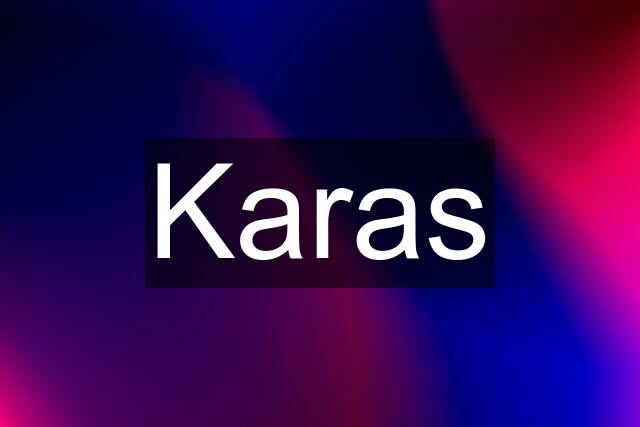 Karas