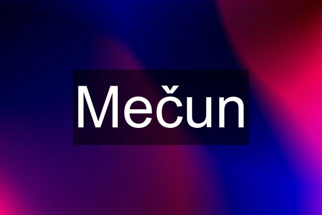 Mečun