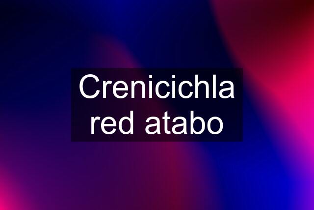 Crenicichla red atabo