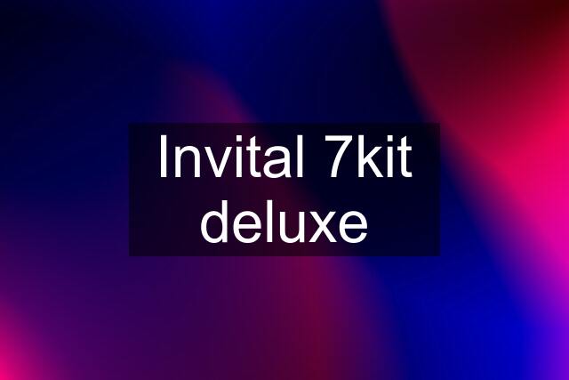 Invital 7kit deluxe