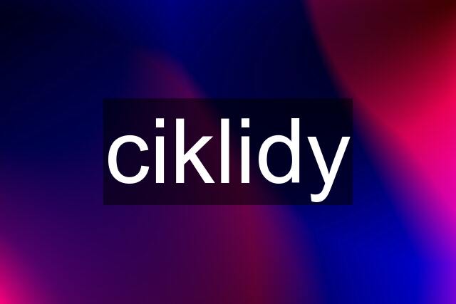 ciklidy