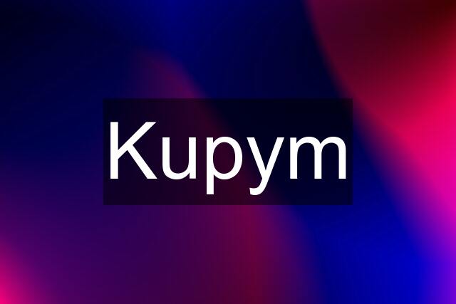 Kupym