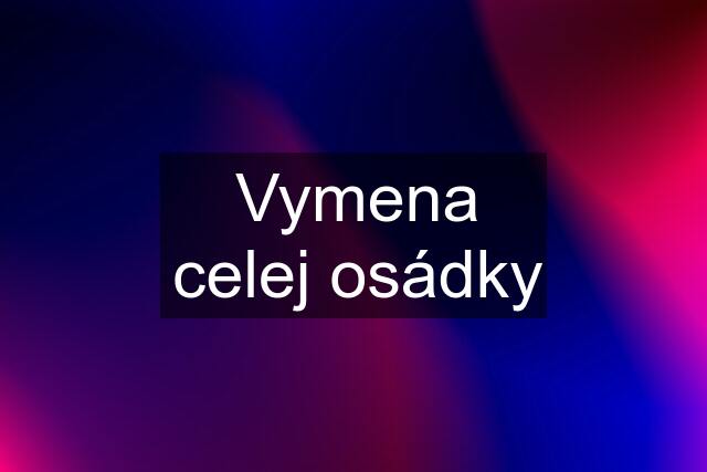 Vymena celej osádky