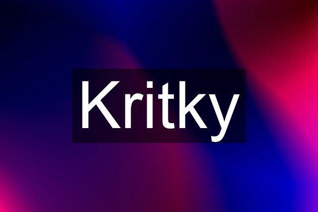 Kritky