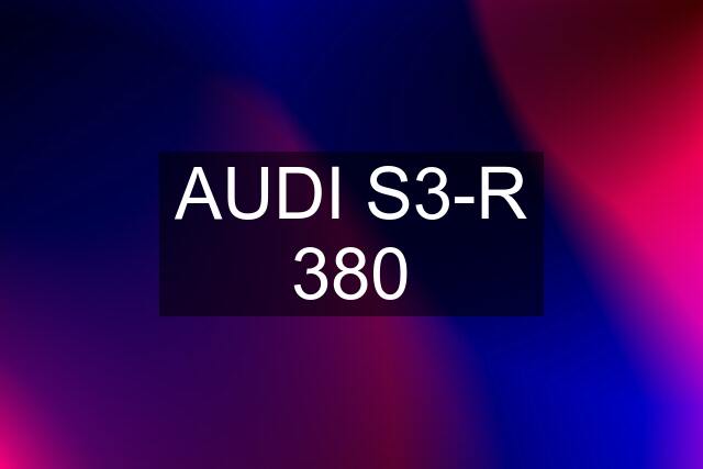 AUDI S3-R 380