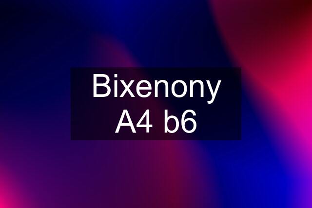 Bixenony A4 b6