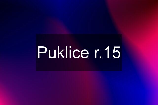 Puklice r.15