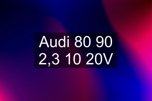 Audi 80 90 2,3 10 20V