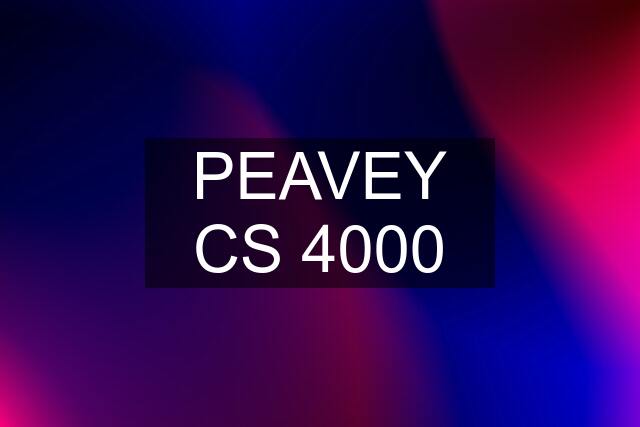 PEAVEY CS 4000