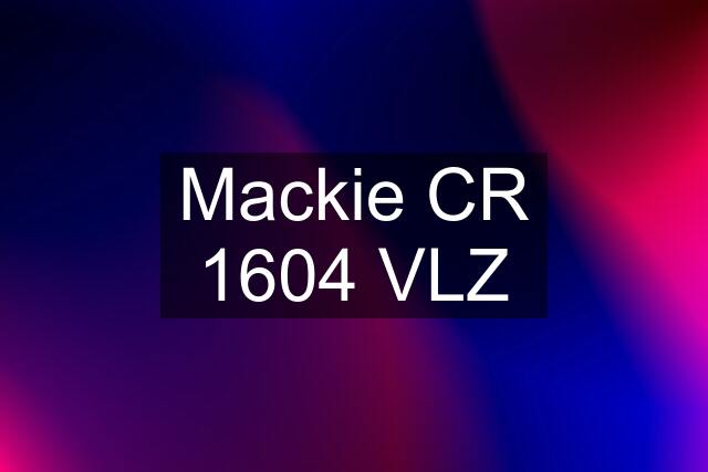 Mackie CR 1604 VLZ