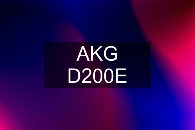 AKG D200E