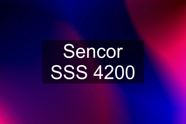 Sencor SSS 4200