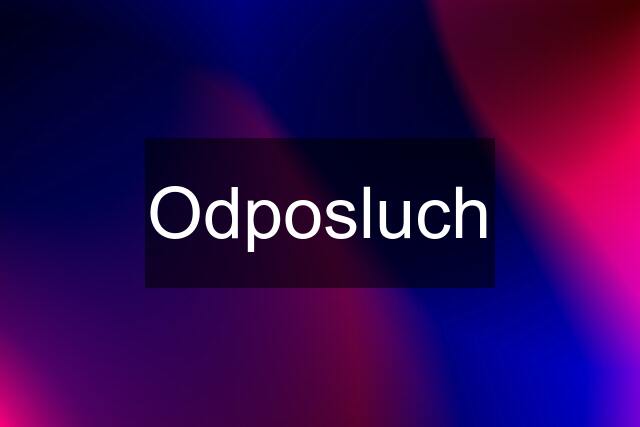 Odposluch