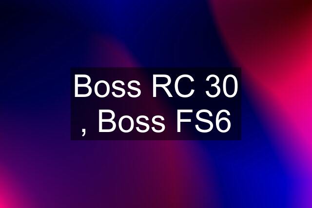 Boss RC 30 , Boss FS6