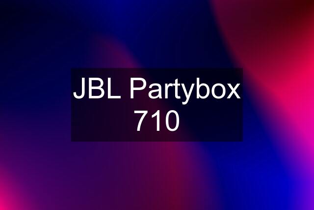 JBL Partybox 710