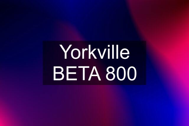 Yorkville BETA 800