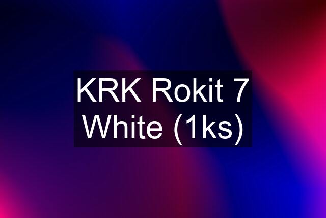 KRK Rokit 7 White (1ks)