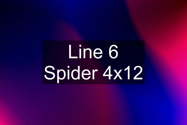 Line 6 Spider 4x12