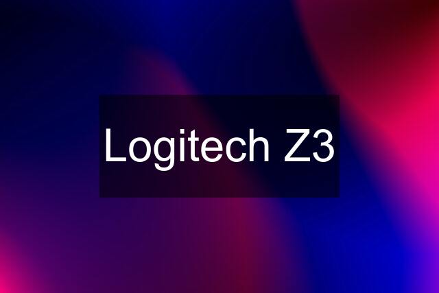 Logitech Z3