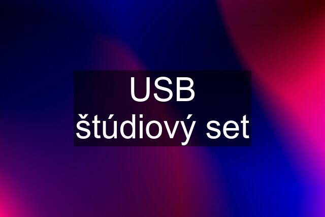 USB štúdiový set