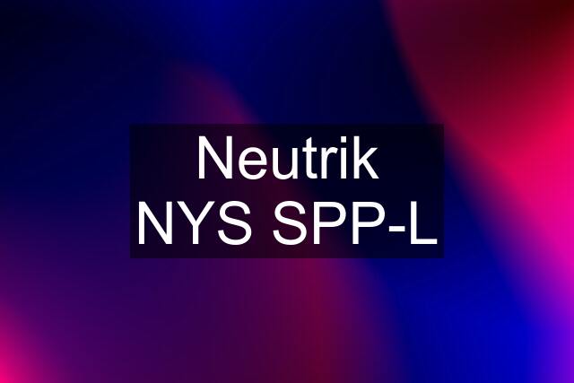 Neutrik NYS SPP-L