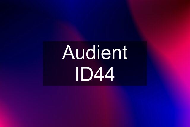 Audient ID44