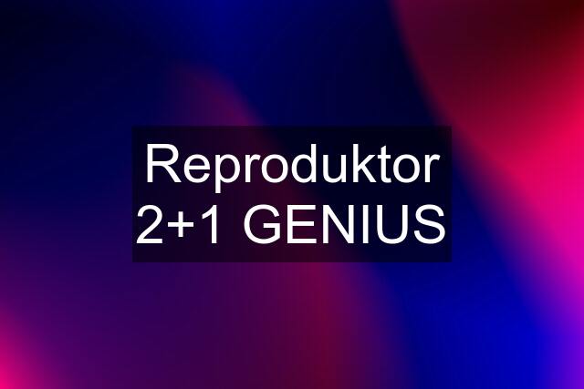 Reproduktor 2+1 GENIUS