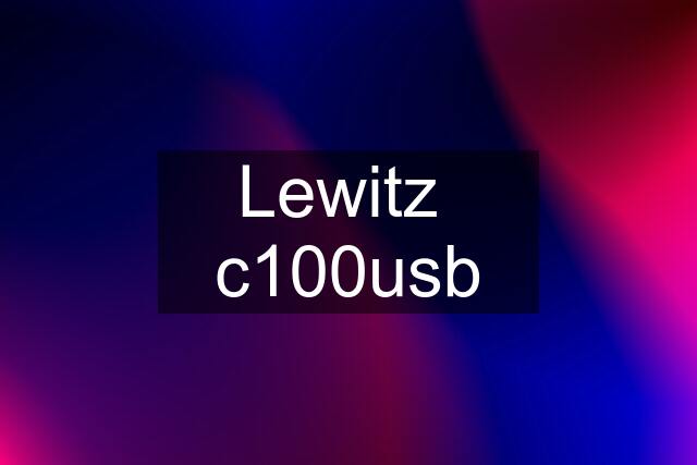 Lewitz  c100usb