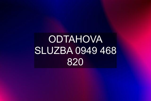 ODTAHOVA SLUZBA 