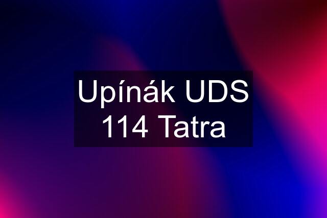 Upínák UDS 114 Tatra