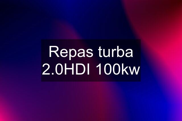 Repas turba 2.0HDI 100kw