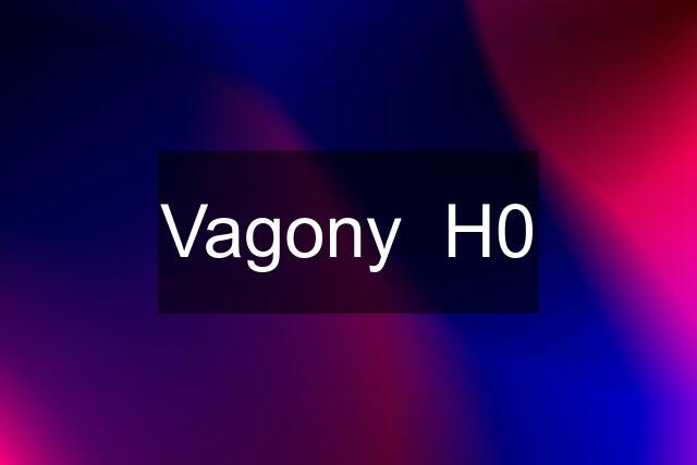 Vagony  H0