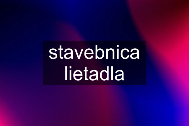 stavebnica lietadla