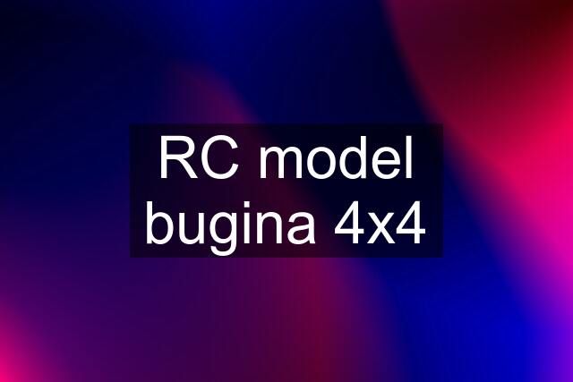 RC model bugina 4x4