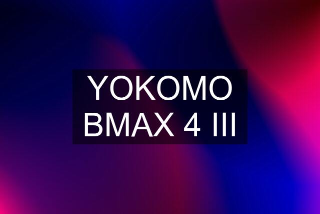 YOKOMO BMAX 4 III