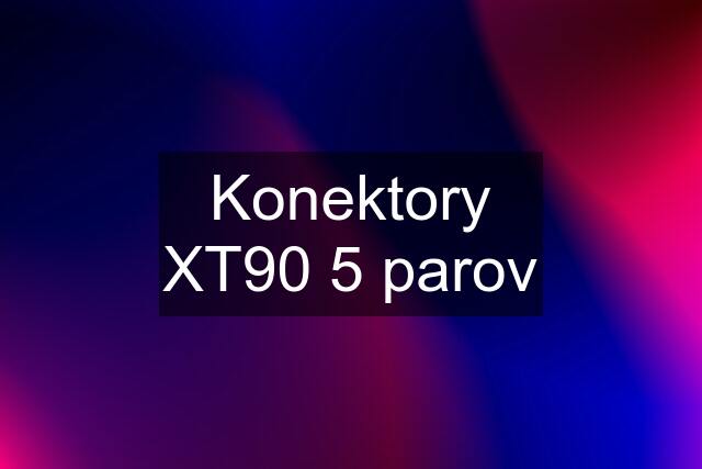 Konektory XT90 5 parov