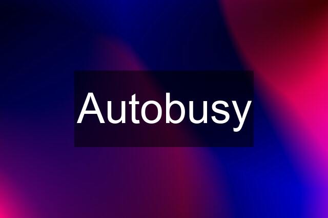 Autobusy