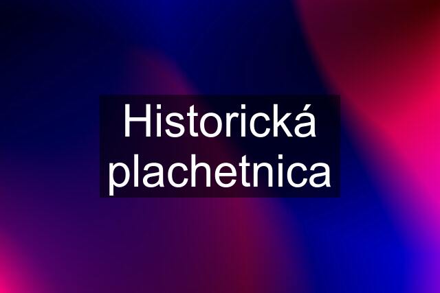 Historická plachetnica