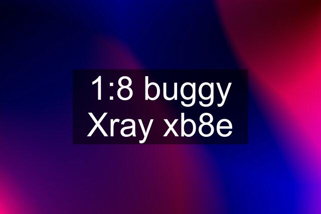 1:8 buggy Xray xb8e