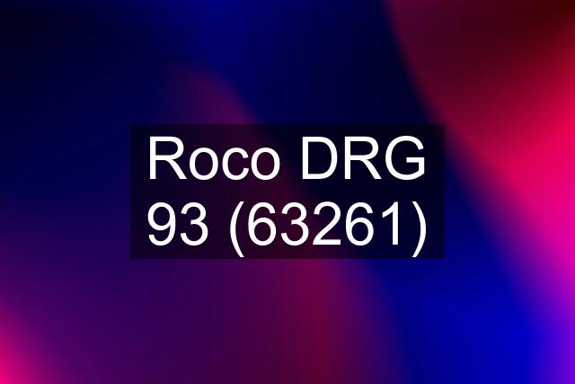 Roco DRG 93 (63261)