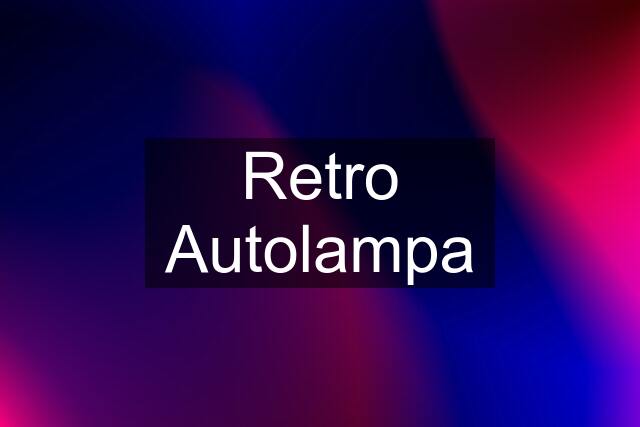 Retro Autolampa