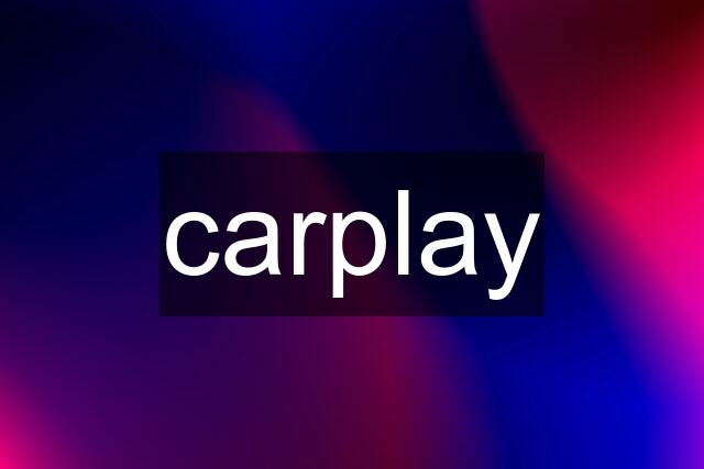 carplay