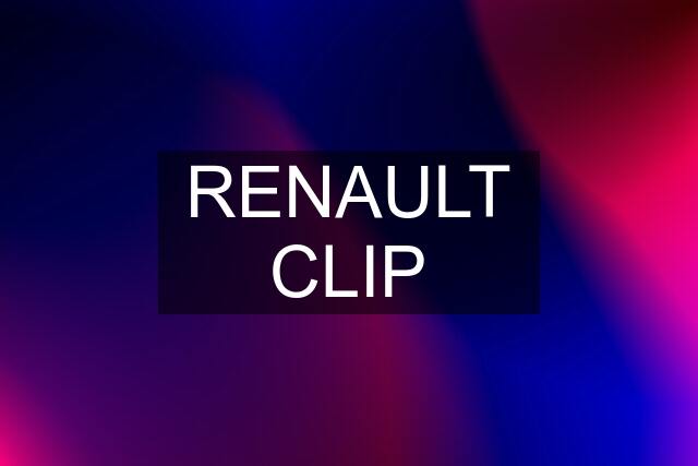 RENAULT CLIP