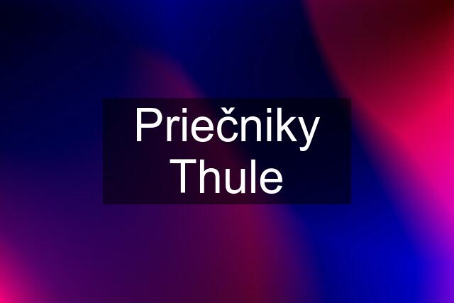 Priečniky Thule