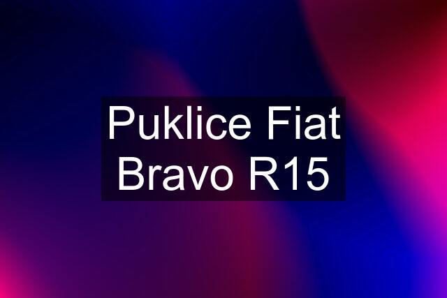 Puklice Fiat Bravo R15