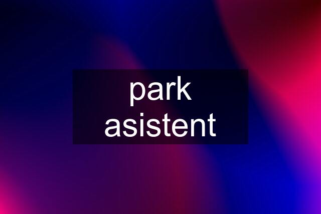 park asistent