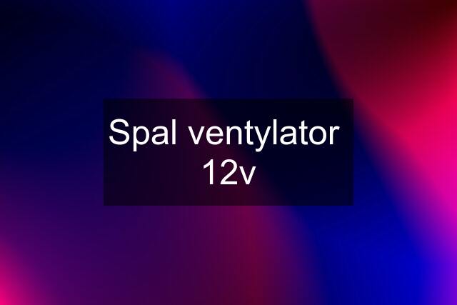 Spal ventylator  12v