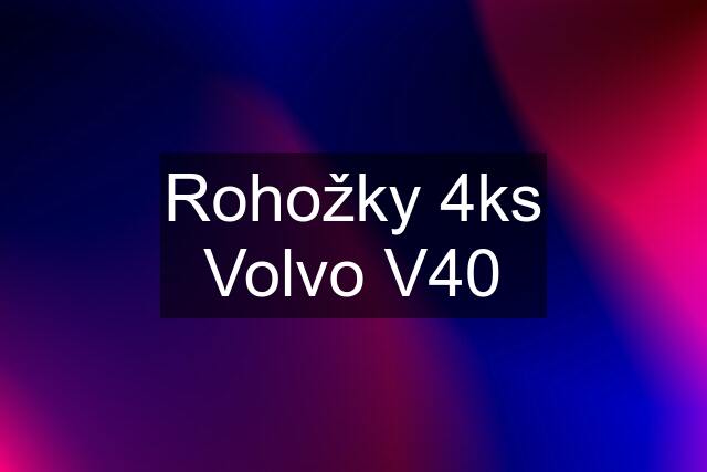 Rohožky 4ks Volvo V40