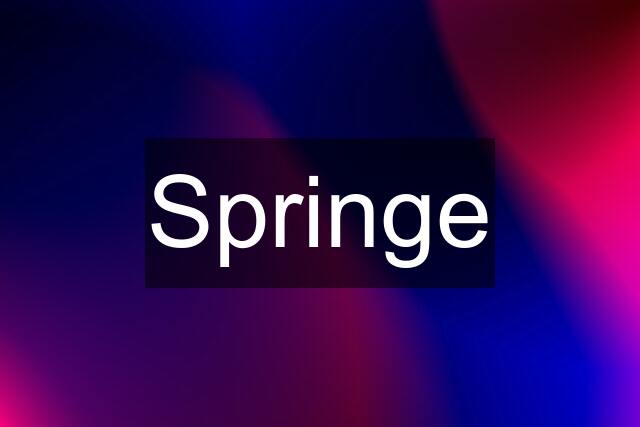 Springe